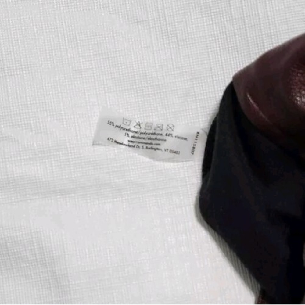 Commando Faux Leather Paper Bag Pants Size XL Oxblood w Tie Belt Comfort NWT - Picture 11 of 13